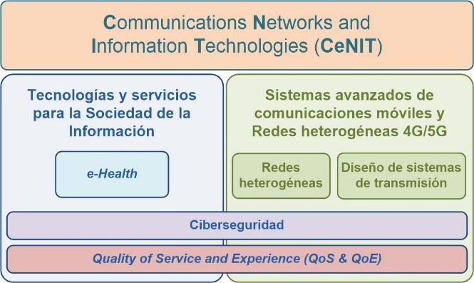 Figura 1: Líneas de investigación del grupo CeNIT